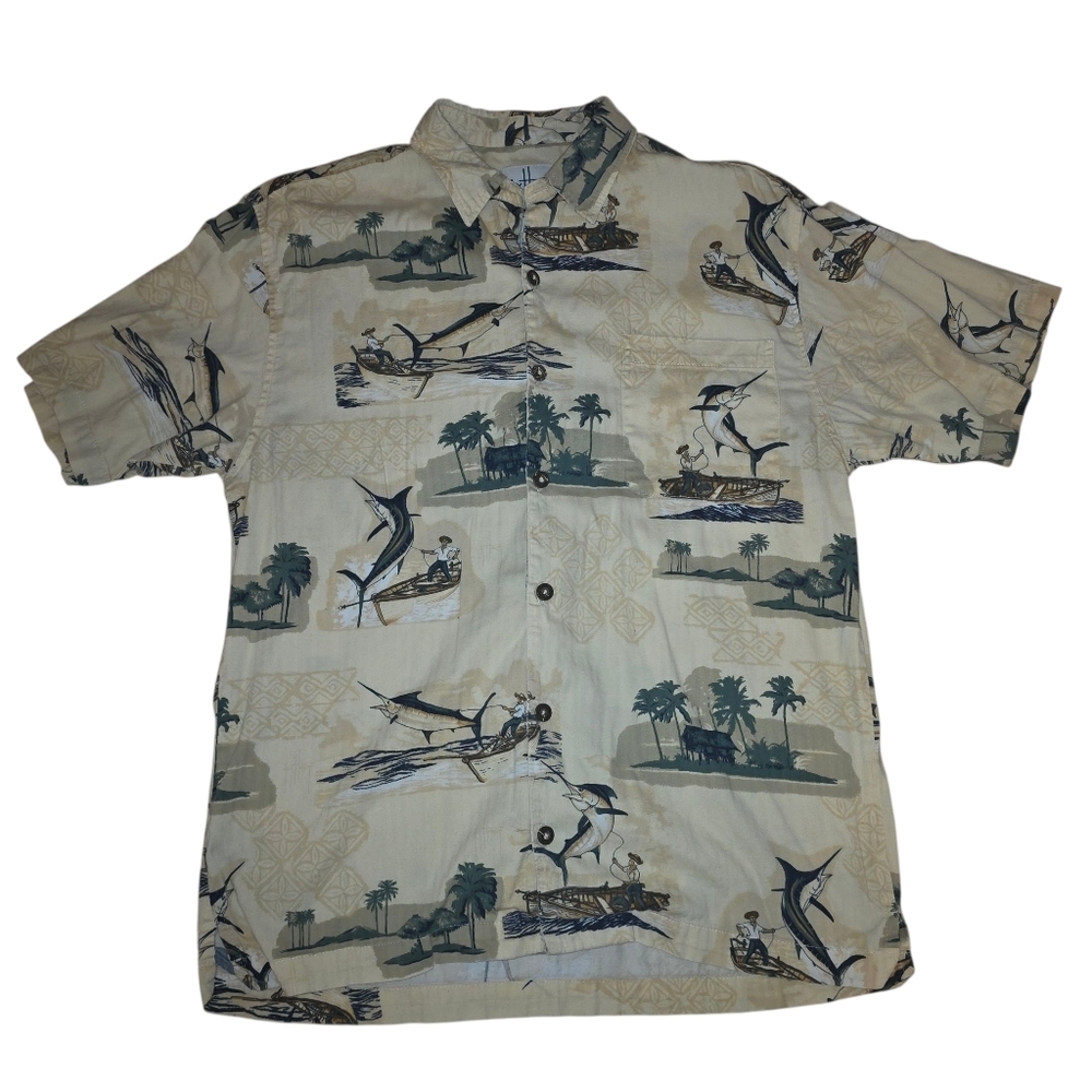 Guy Harvey Button Up Shirt- M
